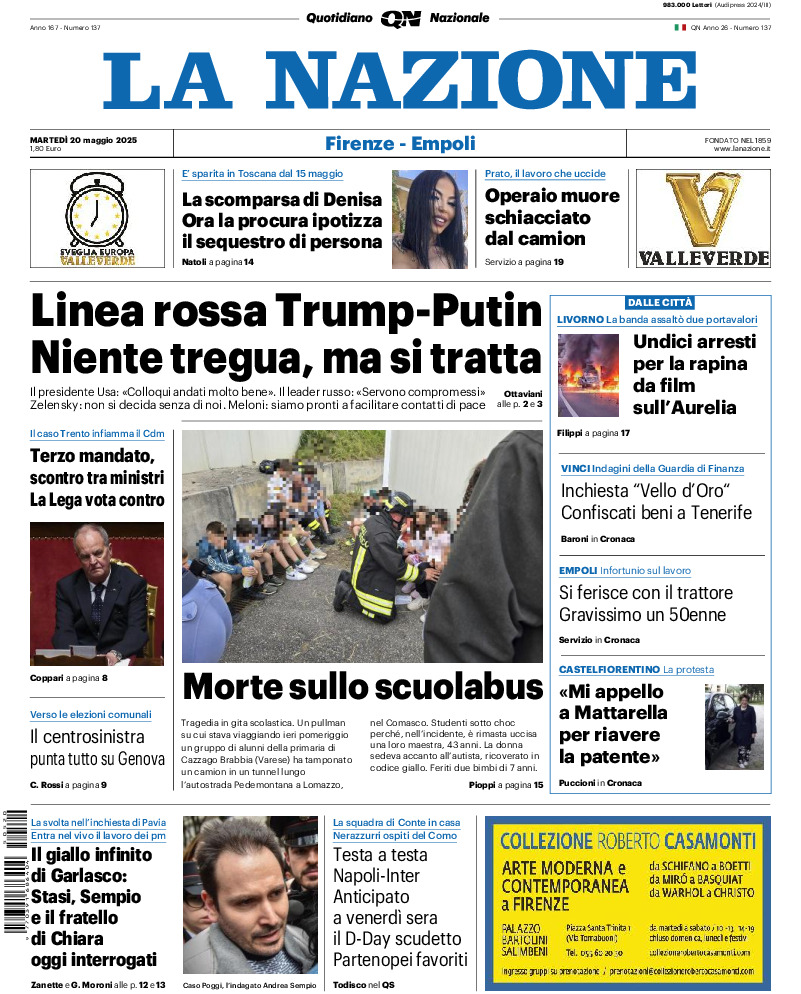 Prima-pagina-la nazione-edizione-di-oggi-20250520